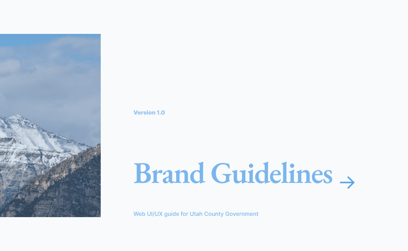 Style guide page